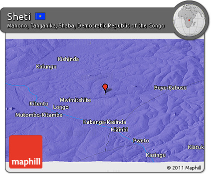 Political Panoramic Map of Sheti