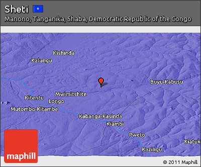 Political Panoramic Map of Sheti