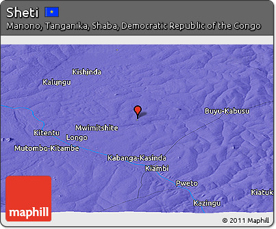Political Panoramic Map of Sheti