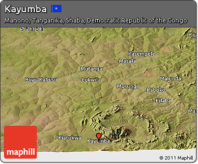 Satellite Panoramic Map of Kayumba