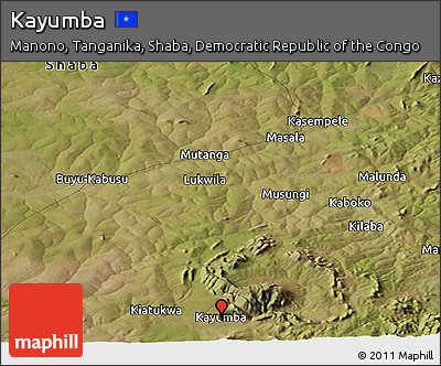 Satellite Panoramic Map of Kayumba