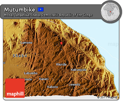 Physical 3D Map of Mutumbike