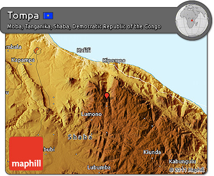 Physical 3D Map of Tompa