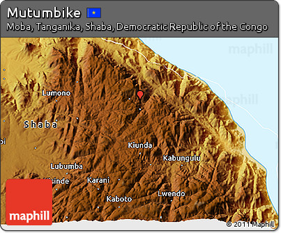 Physical 3D Map of Mutumbike