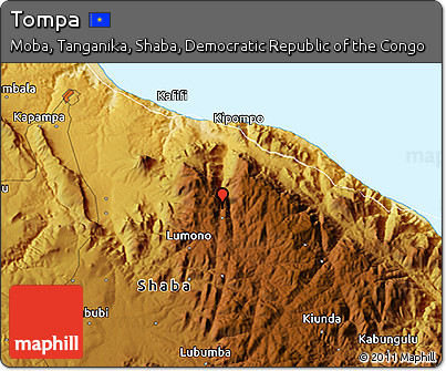Physical 3D Map of Tompa