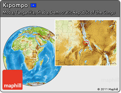 Physical Location Map of Kipompo