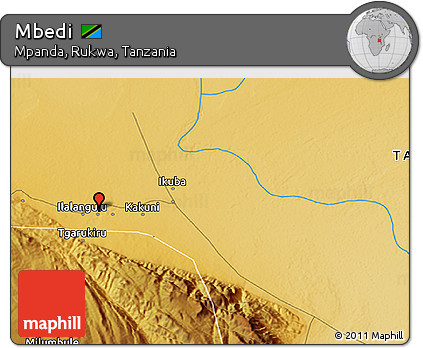 Physical 3D Map of Mbedi