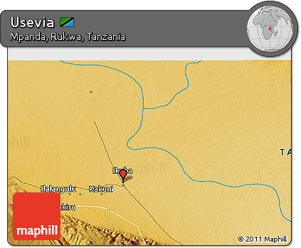 Physical 3D Map of Usevia