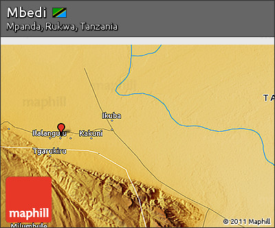 Physical 3D Map of Mbedi