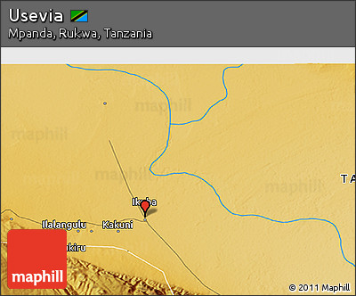 Physical 3D Map of Usevia
