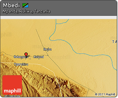 Physical 3D Map of Mbedi