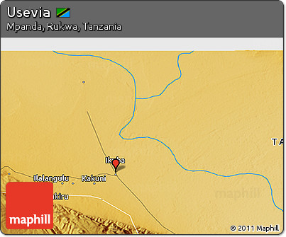 Physical 3D Map of Usevia