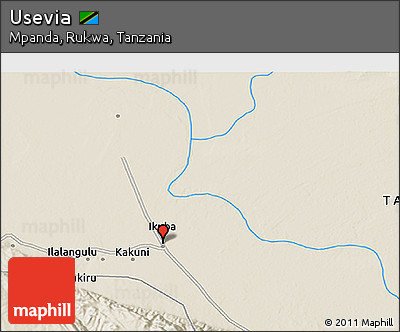 Shaded Relief 3D Map of Usevia