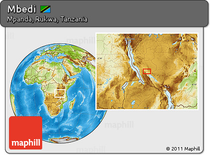 Physical Location Map of Mbedi