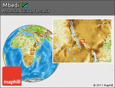 Physical Location Map of Mbedi