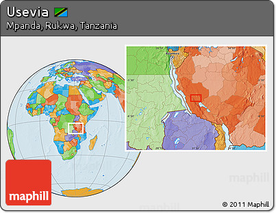 Political Location Map of Usevia