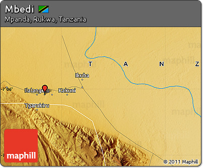 Physical Map of Mbedi