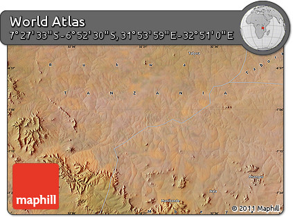 Satellite Map of the Area around 7° 10' 2" S, 32° 22' 30" E