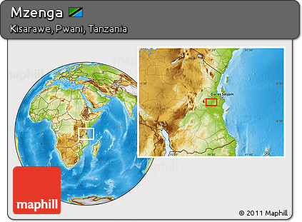 Physical Location Map of Mzenga