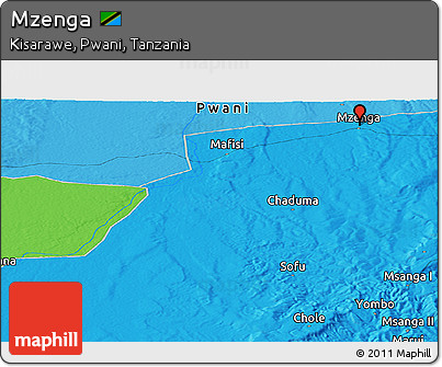 Political Panoramic Map of Mzenga