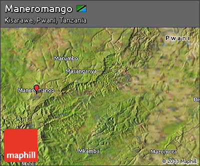 Satellite 3D Map of Maneromango