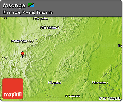 Physical Map of Msonga