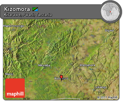 Satellite Map of Kizomora