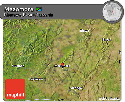Satellite Map of Mazomora