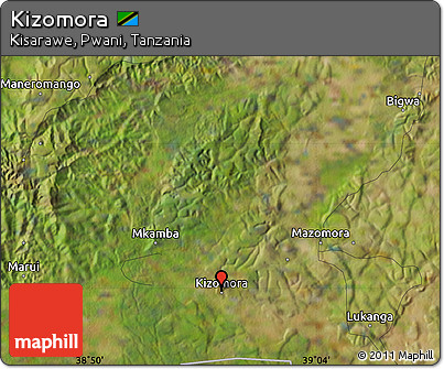 Satellite Map of Kizomora