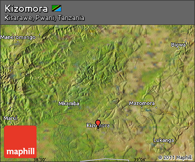 Satellite Map of Kizomora