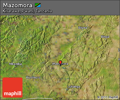 Satellite Map of Mazomora