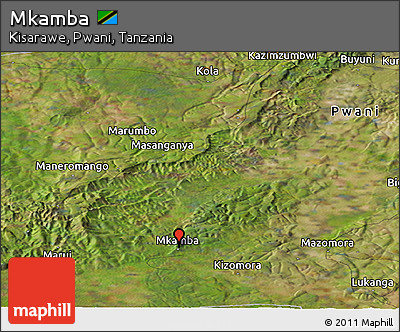 Satellite Panoramic Map of Mkamba