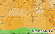 Political Map of the area around 7° 10' 2" S, 39° 52' 30" W
