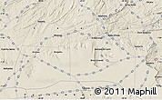 Shaded Relief Map of the area around 7° 10' 2" S, 39° 52' 30" W