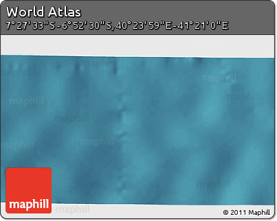 Satellite 3D Map of the Area around 7° 10' 2" S, 40° 52' 30" E