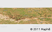 Satellite Panoramic Map of the area around 7° 10' 2" S, 46° 40' 29" W