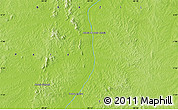 Physical Map of the area around 7° 10' 2" S, 49° 13' 30" W