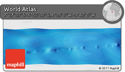 Political Panoramic Map of the Area around 7° 10' 2" S, 4° 10' 30" W