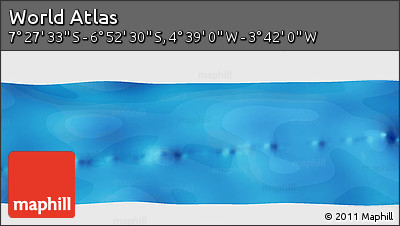 Political Panoramic Map of the Area around 7° 10' 2" S, 4° 10' 30" W