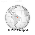 Outline Map of the Area around 7° 10' 2" S, 50° 55' 29" W, rectangular outline
