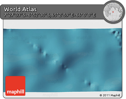 Satellite 3D Map of the Area around 7° 10' 2" S, 65° 31' 30" E