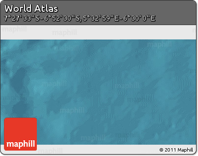 Satellite 3D Map of the Area around 7° 10' 2" S, 6° 1' 30" E