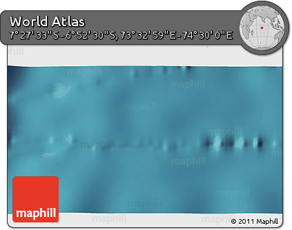 Satellite 3D Map of the Area around 7° 10' 2" S, 74° 1' 30" E