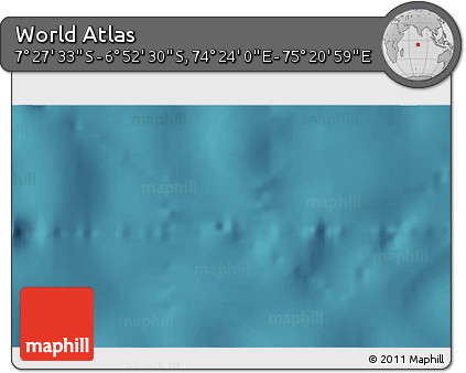 Satellite 3D Map of the Area around 7° 10' 2" S, 74° 52' 30" E