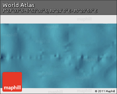 Satellite 3D Map of the Area around 7° 10' 2" S, 74° 52' 30" E