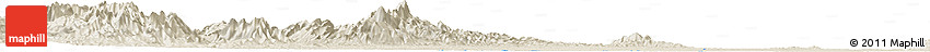 Shaded Relief Horizon Map of the Area around 7° 10' 2" S, 75° 34' 29" W Shaded Relief Horizon Map of the Area around 7° 10' 2" S, 75° 34' 29" W