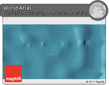 Satellite 3D Map of the Area around 7° 10' 2" S, 78° 16' 30" E