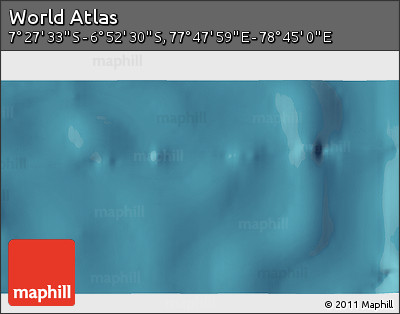 Satellite 3D Map of the Area around 7° 10' 2" S, 78° 16' 30" E