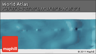 Satellite Panoramic Map of the Area around 7° 10' 2" S, 78° 16' 30" E