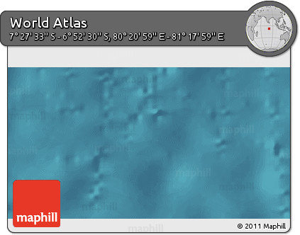 Satellite 3D Map of the Area around 7° 10' 2" S, 80° 49' 29" E